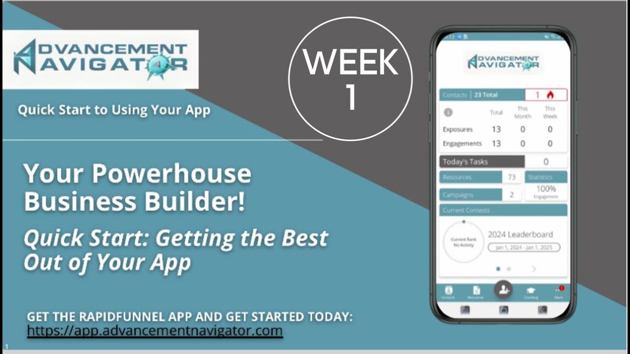 Week 1: AdvNav app Funnel Friday SUCCESS Training with the Bullioness Dawn Maree