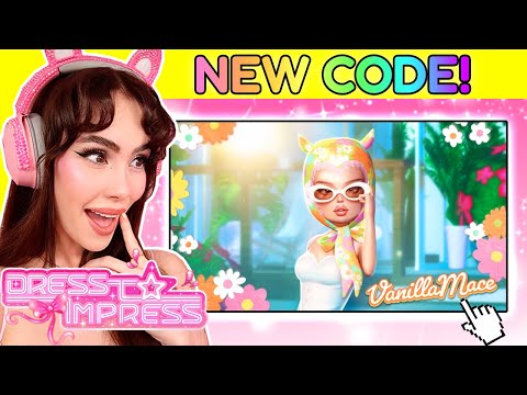 🔴 UPDATE! *NEW* CODE REVEALED IN DRESS TO IMPRESS!