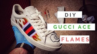 gucci flame shoes