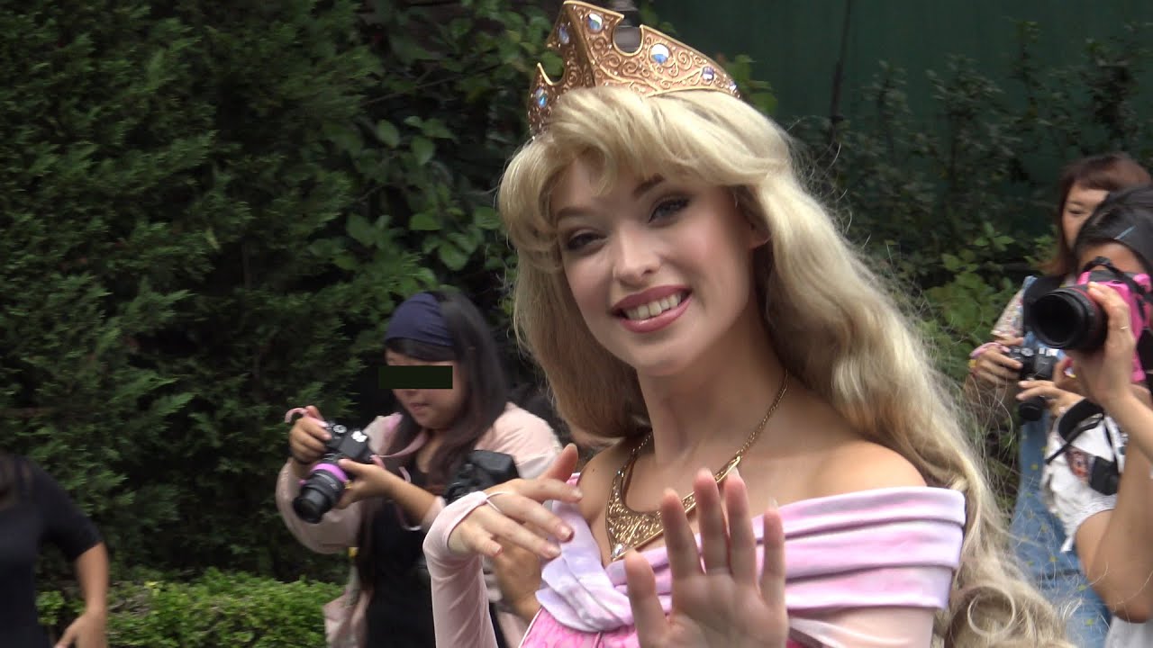 素敵なオーロラ姫 可愛い ファンタジーランド グリーティング ディズニーランド Lovely Princess Aurora Fantasyland Greeting At Disneyland Youtube