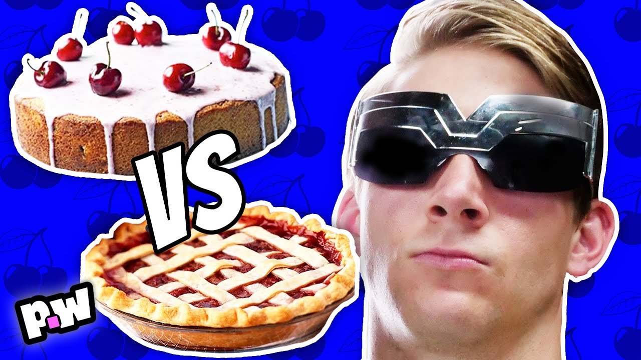 Pie VS Cake Messy Showdown Food Fight pocket.watch