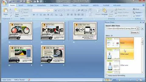 PowerPoint Tutorial: How to copy slides from one presentation to another