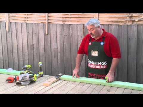 How To Build A Gate - DIY At Bunnings