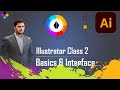 Adobe Illustrator Training Class 2 | Importance & Interface Basics (Artboards, Menus, Panels)