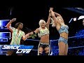 Charlotte Flair, Natalya & Naomi vs. The Riott Squad: SmackDown LIVE, Nov. 28, 2017