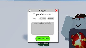 Making a Random obby in Obby creator with Topic generator