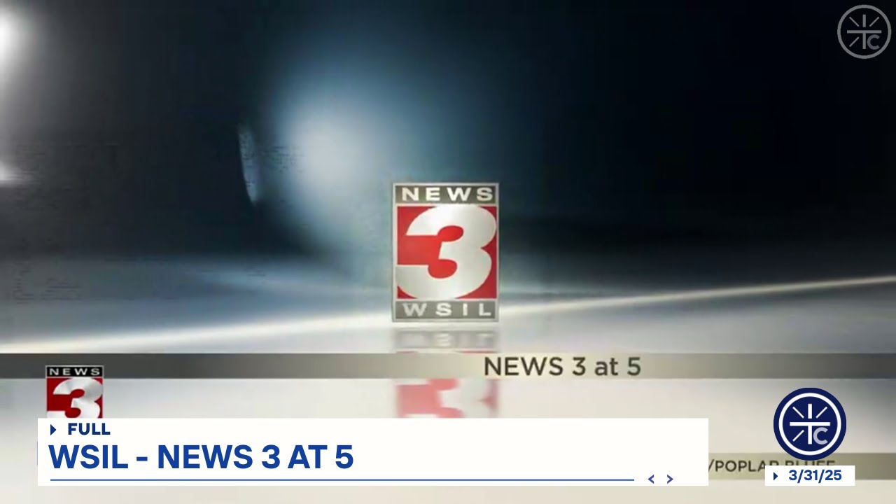 WSIL - News 3 at 4 Close & News 3 at 5 - 3/31/2025 - YouTube