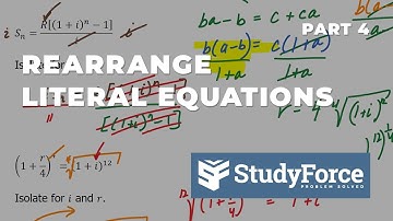 📚 How to rearrange literal formulas (Part 4)