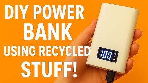 How To Make 10000mAh Power Bank Using PVC | DIY Recycled Power Bank with Swappable Batteries