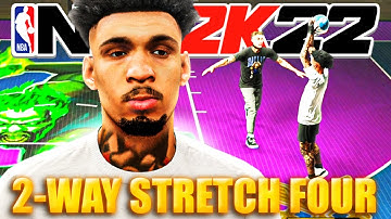 *NEW* 2-WAY STRETCH FOUR is the BEST POWER FORWARD BUILD on NBA 2K22..