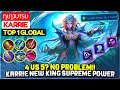 4 VS 5? No Problem!! Karrie New King Supreme Power [ Top 1 Global Karrie ] ηιηנυтѕυ - Mobile Legends