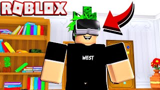 First Time Trying Roblox Vr Youtube - roblox vr real life