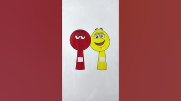 Sprunki OC M&Ms Amazing Acrylic Paint Art 🎉 #shorts #sprunki