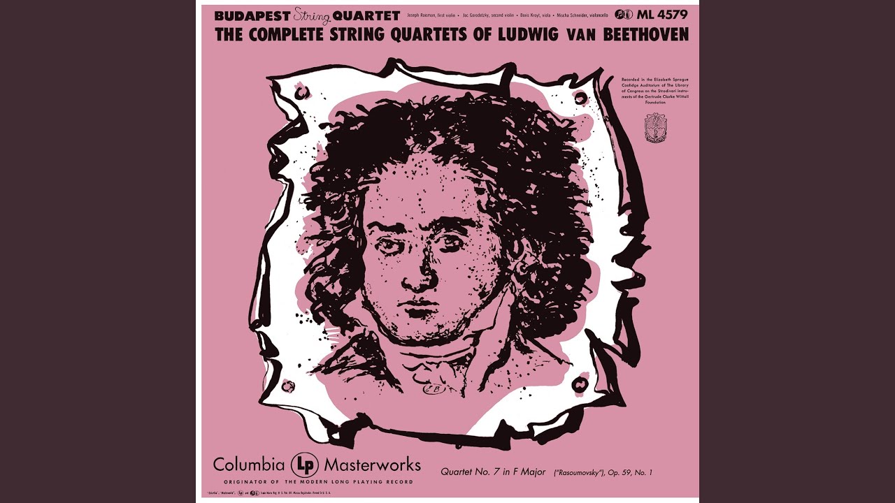 Regardez String Quartet No. 7 in F Major, Op. 59, No. 1 "Rasoumovsky": III. Adagio molto e mesto sur YouTube