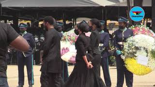 Rawlings' children pay  last respect to their father