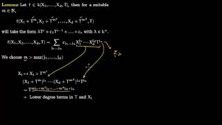 Lemma for Normalisation