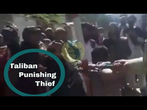 Afghanistan : Thief Arrested By Taliban Fighters And punishing Them In Front Of Public |#BoolanMedia