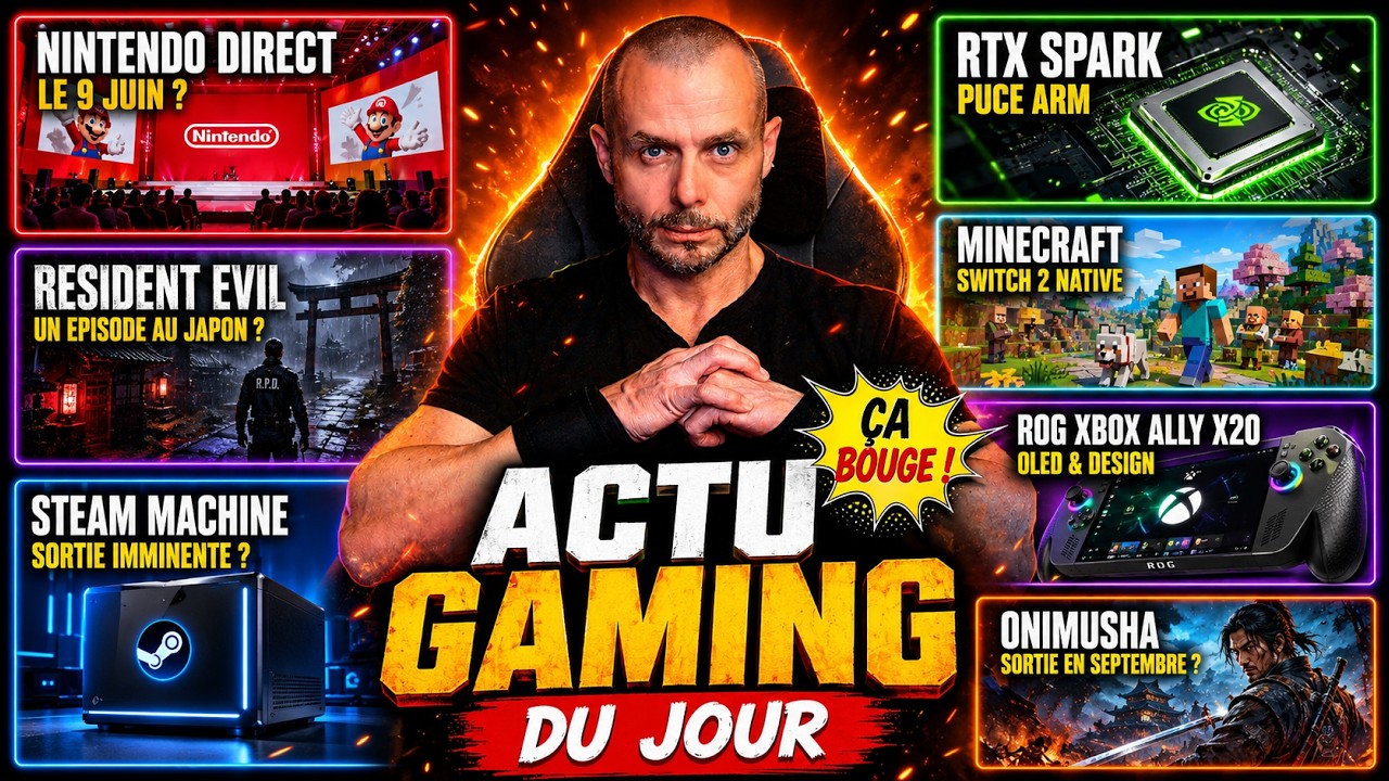 🔥ACTU GAMING DU JOUR (3 Juin): Nintendo Direct, STEAM MACHINE, NVIDIA RTX, MODERN WARFARE 4, etc...