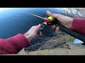 Pickerel fishing  the rapala for late late fall cool water pikes
