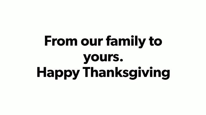 Happy Thanksgiving!