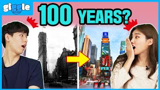 100 YEARS AGO ! Koreans React to New York's 100yrs ago pictures!