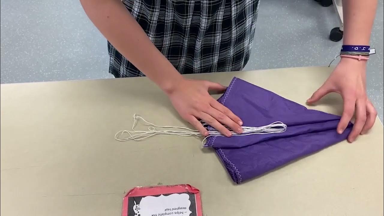 How to fold a Parachute (Model Rocketry) YouTube