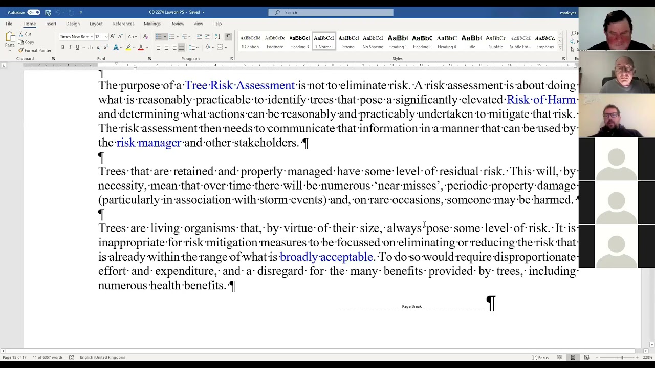 July WAR - Writing Arborist Reports