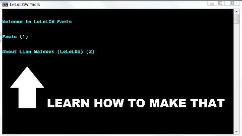 How To Make a Batch Master Program, Part I - Coding Tutorials [1]