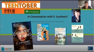 CATS TeenTober LIVE event recording with E. Lockhart from Thursday 10/14/21.