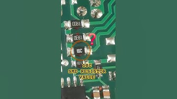 18C SMD Resistor Value #electricalengineeringxyz