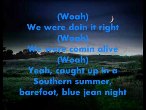 Barefoot, Blue Jean Night Jake Owen Lyrics