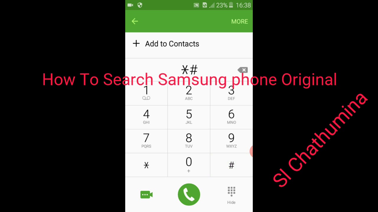 Check Samsung phone Original ☺☺☺ - YouTube