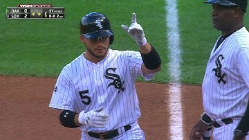 OAK@CWS: Sanchez plates Coats with single to left