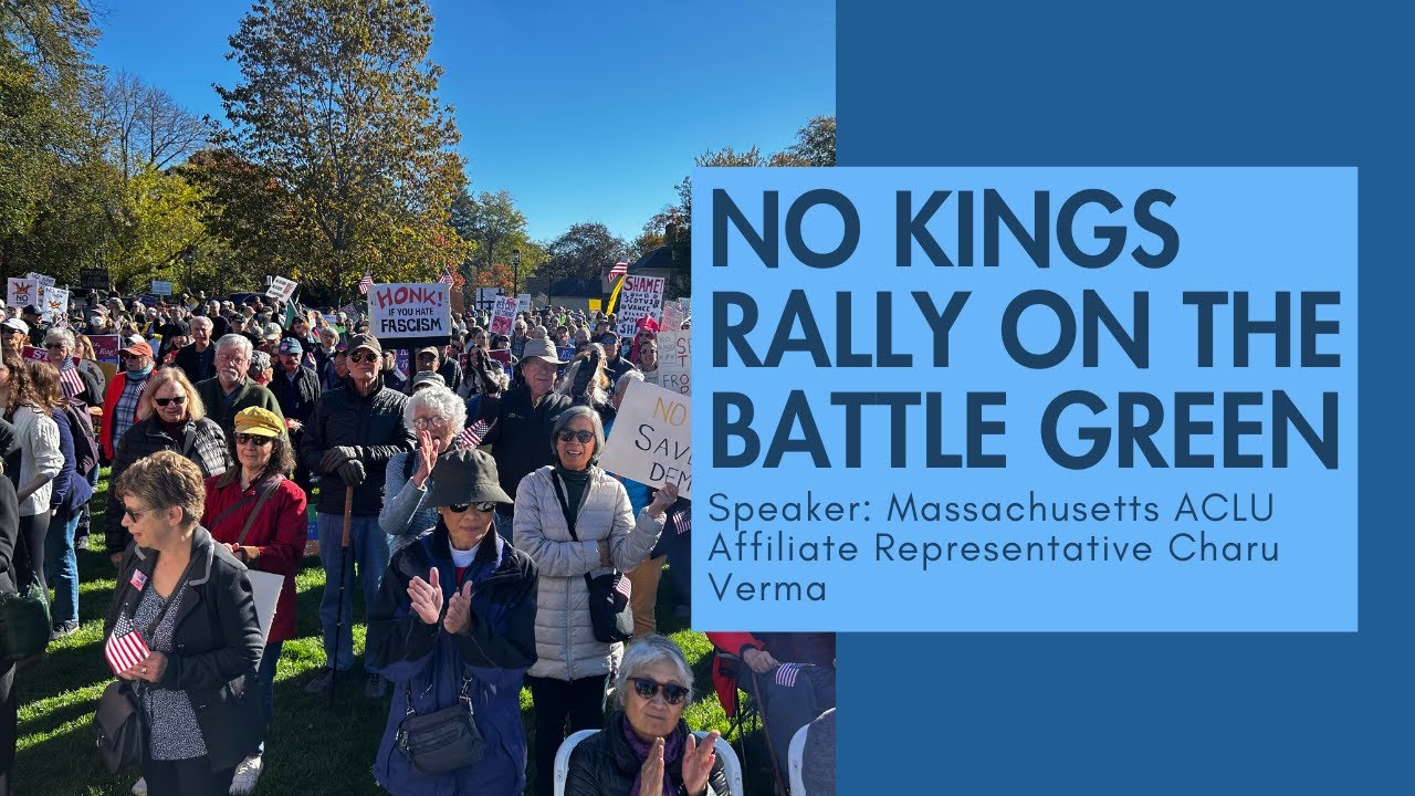 No Kings Protest: MA ACLU's Charu Verma