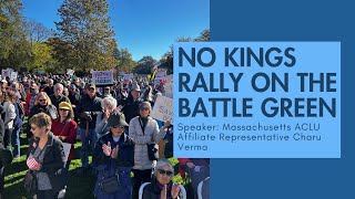 No Kings Protest: MA ACLU's Charu Verma No Kings Protest: MA ACLU's Charu Verma