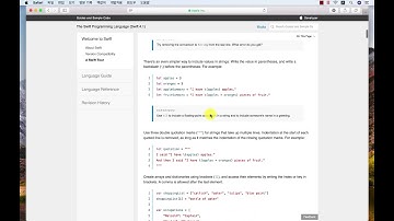 2-1. Swift 애플 공식 문서 보기