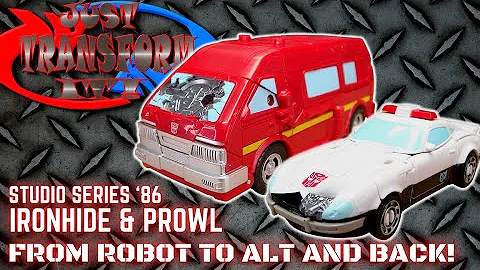 JUST TRANSFORM IT!: Studio Series '86 Ironhide & Prowl