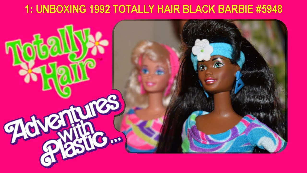 AWPC 1: Unboxing 1992 Totally Hair Barbie African American Black Doll Christie #5948