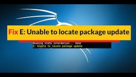 "Fix Kali Linux Update Errors in Minutes!(Unable to locate package update)| Easy Step-by-Step Guide"