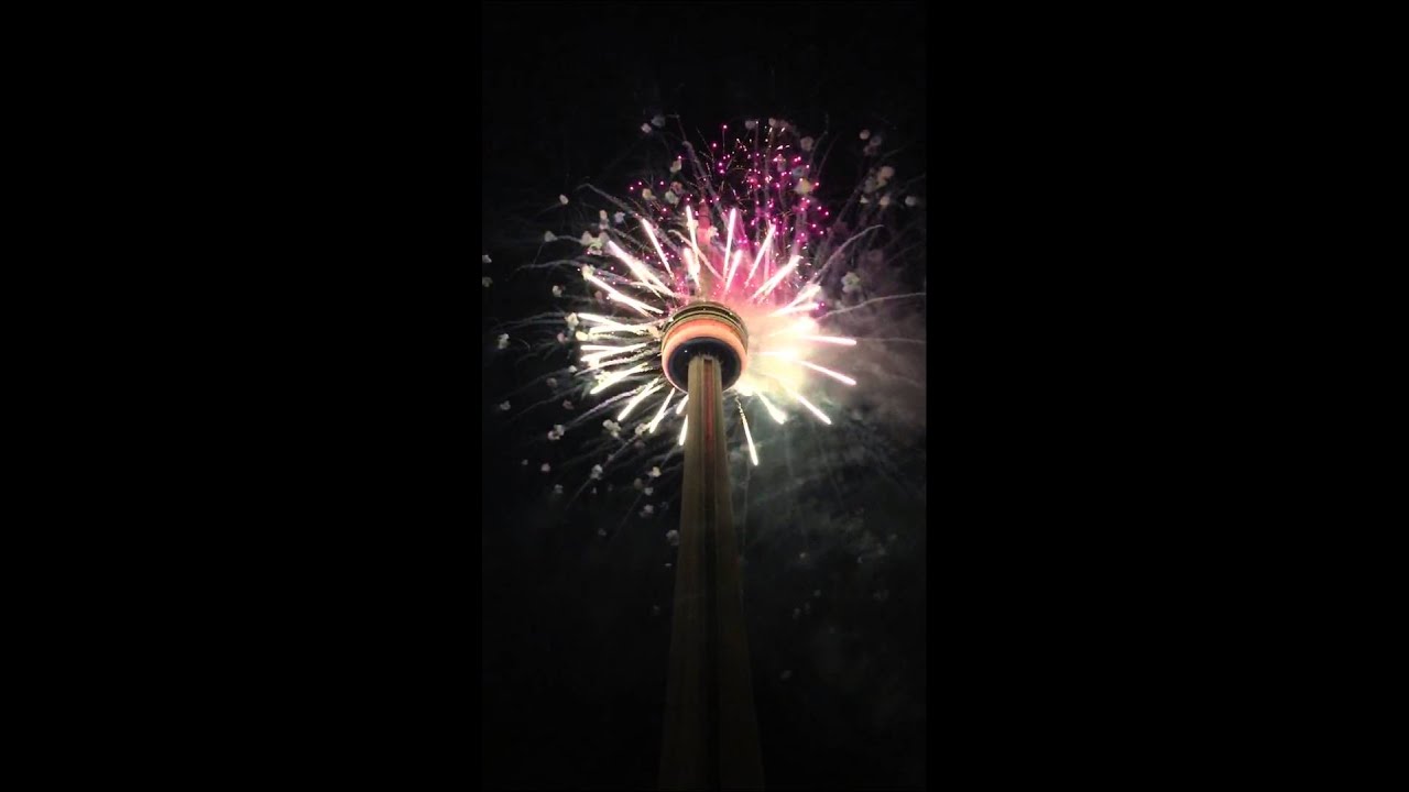 Cn tower fireworks