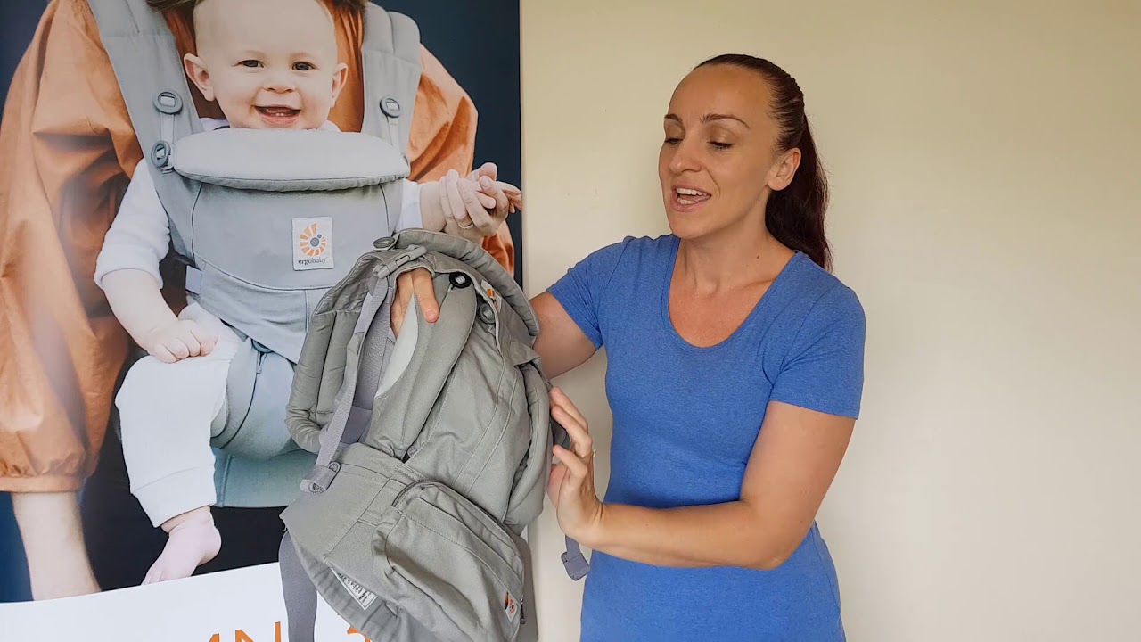 ergobaby grey button