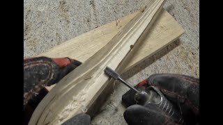 Bronze Age Spearhead Part 2: truing up the lines on the wooden pattern by Ogmios Forge 150 views 6 months ago 7 minutes, 34 seconds