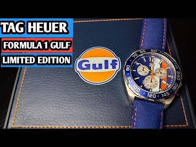 TAG Heuer Formula 1 Gulf Racing Special Edition Watch CAZ101N