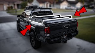 BillieBars - Bed Cover Compatible Bed Bars | Billie Bars Install | Tacoma Bed Bars | Tacoma Mods