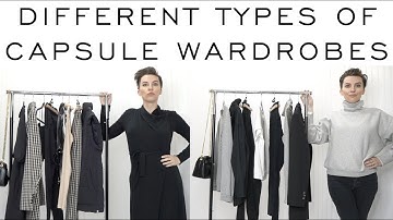 5 Types of CAPSULE WARDROBES : Which ones for you? : Minimalist Fashion : Emily Wheatley