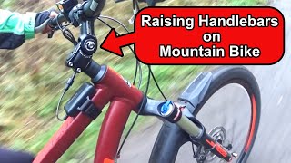 Raising Handlebars on Mountain Bike