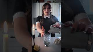 Wednesday Addams Lemon Drop Martini