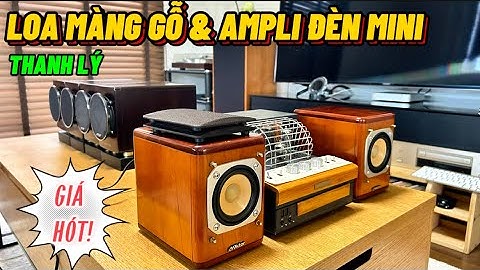 Loa màng gỗ Victor & amply đèn cổ: Nghe là nghiện – Giá yêu không tưởng!