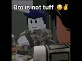 Bro is not tuff ✌️ #thelastguest #viral #shorts #fyp #memes #roblox