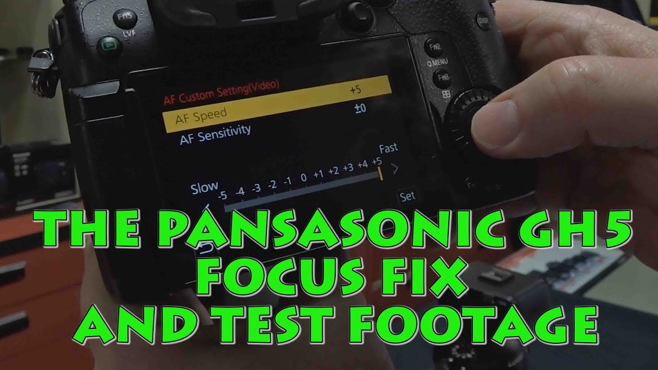 Panasonic GH5 Focus Problem Solved!